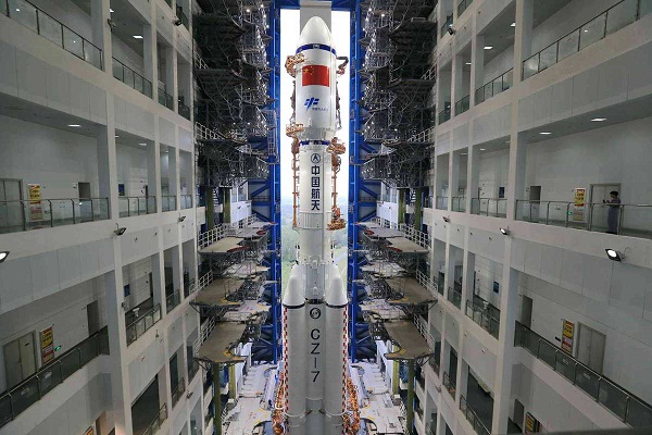 Tianzhou 5 readies for launch in Wenchang
