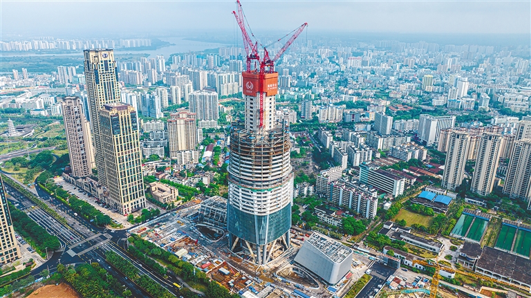 The height of Hainan Center project exceeded 200 meters